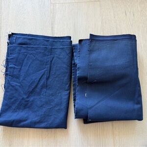 3/$30 Navy Blue Cotton Canvas Fabric